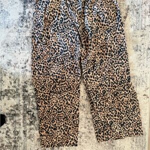 GAP Animal Print Pants Relaxed Fit